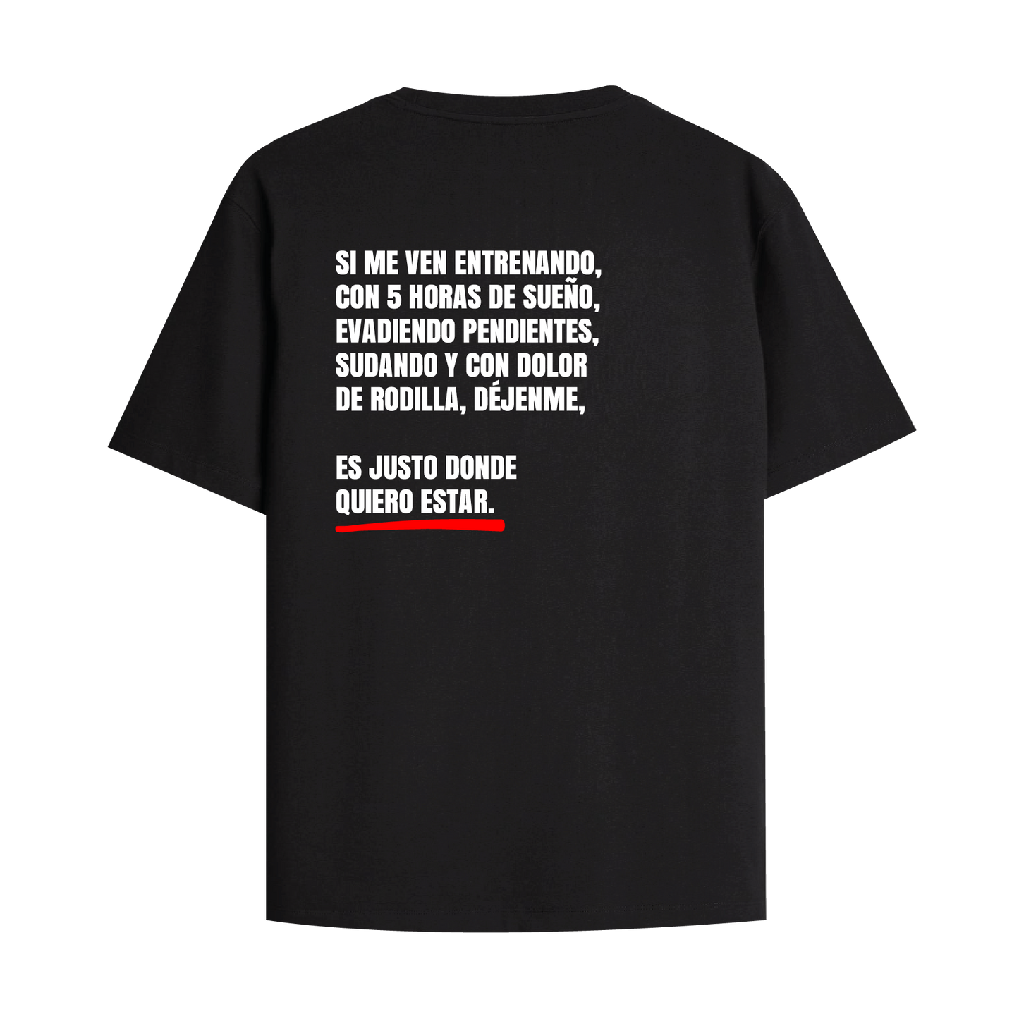 ES JUSTO DONDE QUIERO ESTAR