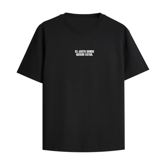 ES JUSTO DONDE QUIERO ESTAR